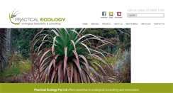 Desktop Screenshot of practicalecology.com.au